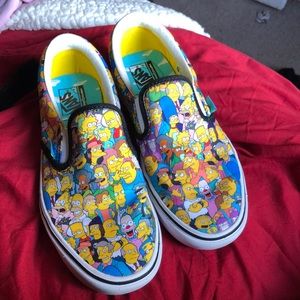 Simpsons Slip On Vans